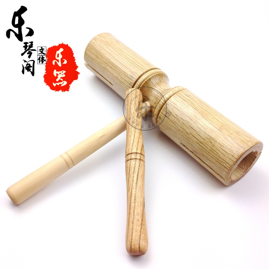 Children percussion instrument double - loud bucket bamboo double - loud tube double - loud tube double - loud drum