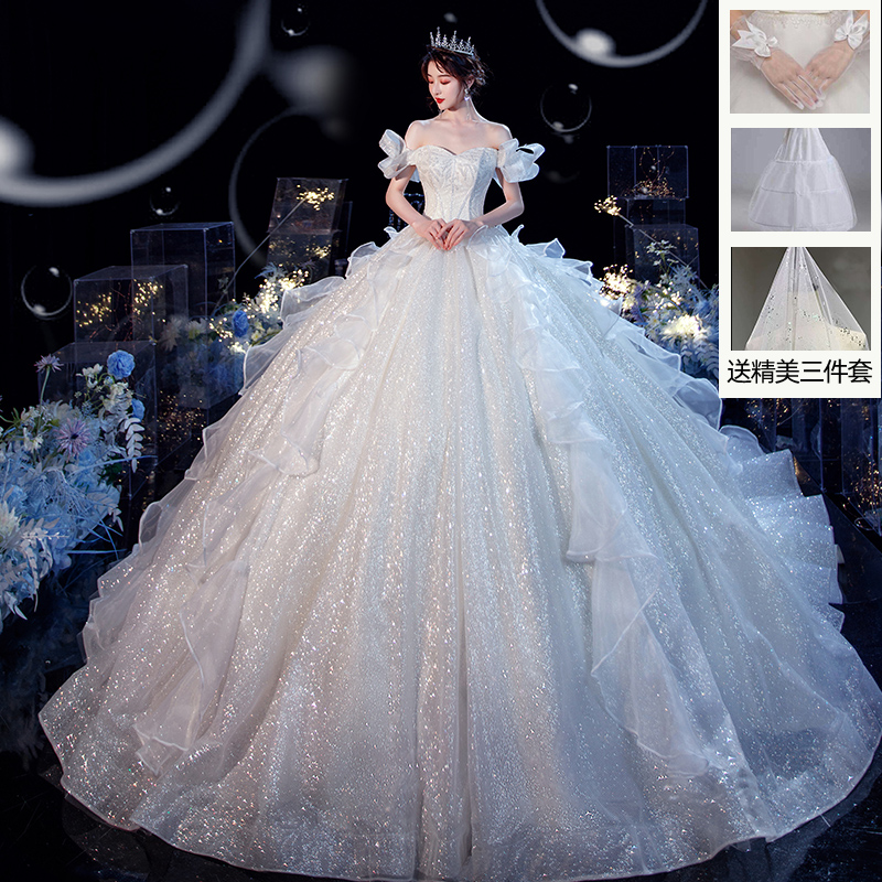  S+Rice white land model (send 1.5 meters of veil+glove+skirt)  