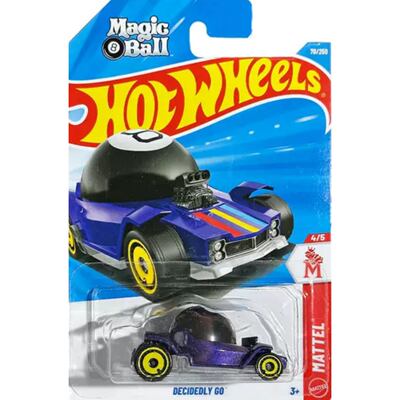 Hotwheels Black Eight Billiards Cart purple DECIDECLY GO 70/26C