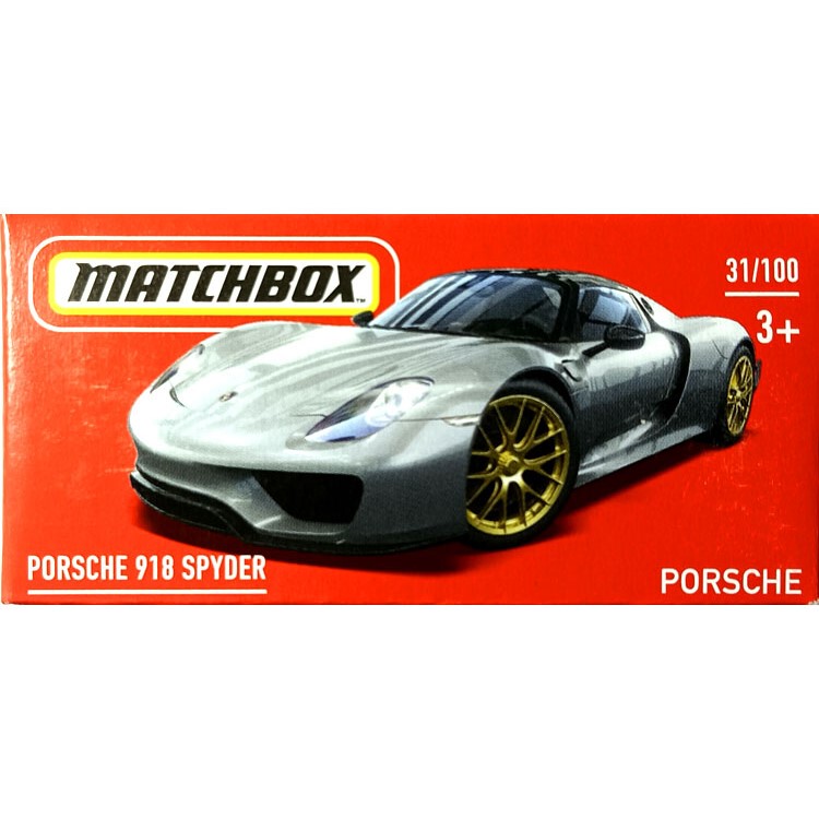 Matchbox Matchbox Porsche 918 Super Sports Car Porsche 918 Spyder Dnk70