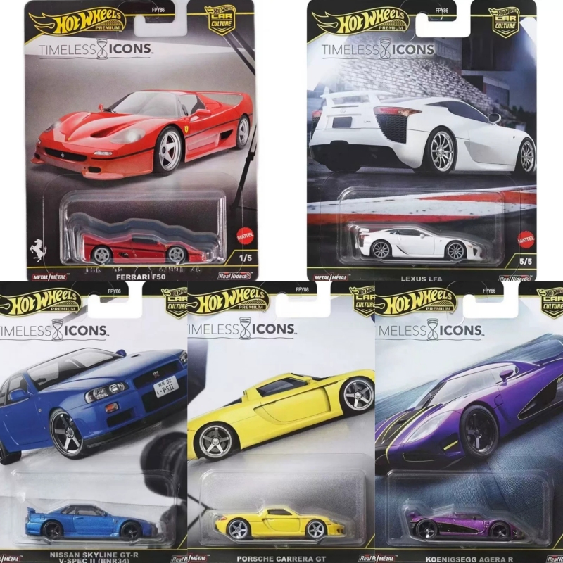 Hot Wheels Eternal Icon Ferrari Lexus Lfa Koenigsegg Ares Porsche