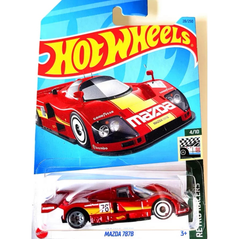 Hotwheels Mazda 787B Le Mans Racing Car Red Mazda 787B 28 Hotwheels Mazda 787B Le Mans Racing Car Red Mazda 787B 28