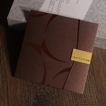 Business meeting invitation custom design creative invitation thank teacher banquet high-end dinner opening event simple graduation