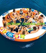 2019 New American imported wow water sofa cushion multi-person static water air cushion water drag ring