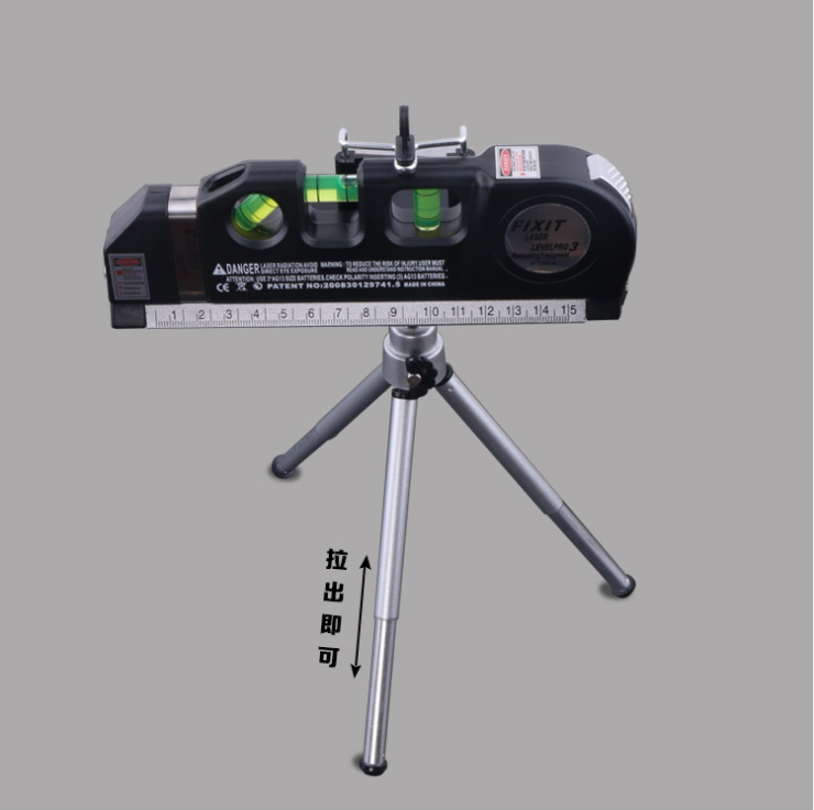 hợp kim nhôm ba nhiếp ảnh mức laser đèn điện thoại camera tripod cá khung chân - Phụ kiện điện thoại trong ô tô các kiểu giá đỡ điện thoại
