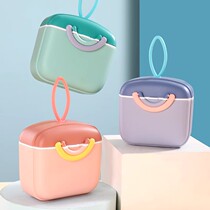 Baby milk powder packaging box snack storage tank storage box milk powder box milk powder rice powder box portable out