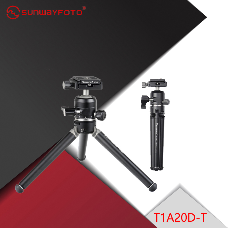 Shengwei T1A20D-T micro-single-eye camera anti-camera desktop micro-aluminum alloy mini mobile phone tripod ball table tripod