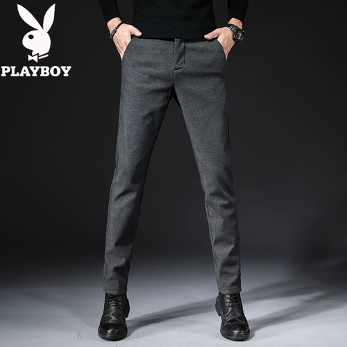 Playboy, мужские демисезонные приталенные цветные трендовые штаны, коллекция 2021, в корейском стиле