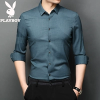 09-9122 слепая рубашка с длинными рукавами зеленая