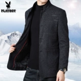 Playboy, демисезонное трендовое шерстяное короткое шерстяное пальто для отдыха