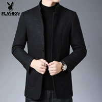 Playboy, демисезонное трендовое шерстяное короткое шерстяное пальто для отдыха