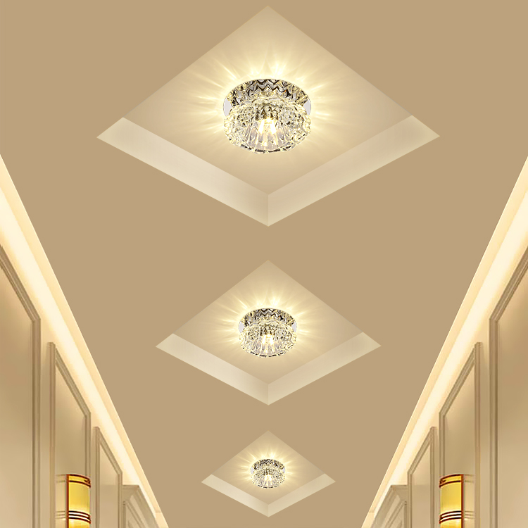 LED Downlight 7 5 Drilled Barrel Lights Suspended Ceiling Ceiling Lights Recessed Living Room Hole Lights 3w Spotlights Walkway Lights Corridor Lights