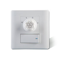 Wall fan electric fan speed switch socket panel ceiling fan speed controller with light switch one open single control