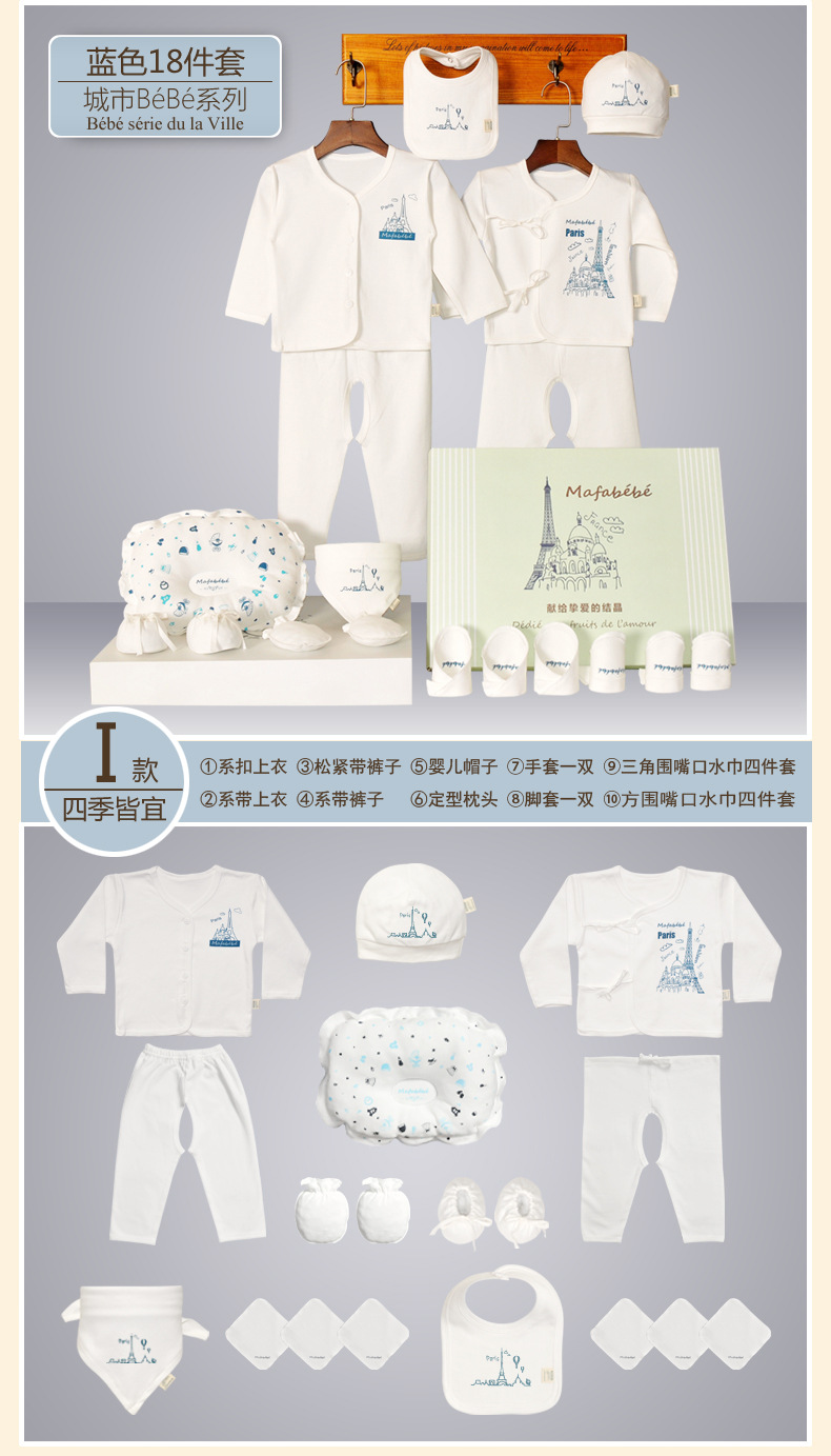 Coffret cadeau pour nouveau-né MAFABEBE Le coton biologique - Ref 1950536 Image 15