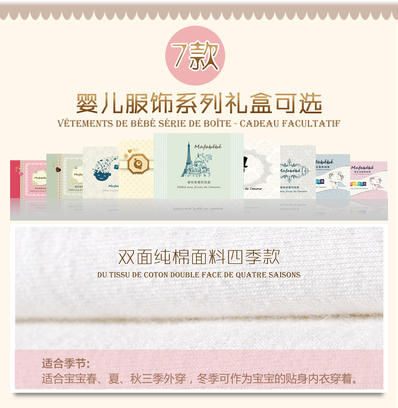 Coffret cadeau pour nouveau-né MAFABEBE Le coton biologique - Ref 1950536 Image 11