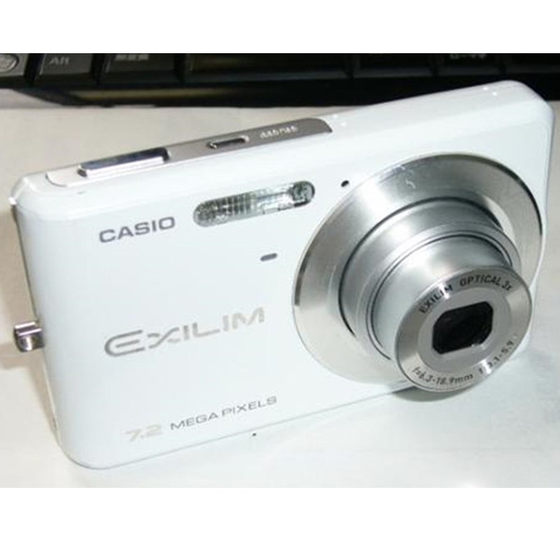 카시오/Casio EX-Z77 중고 디지털 카메라 레트로 CCD 카메라 필름조 구카드기