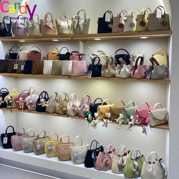 Tangtangjia 2025 new single-color genuine leather trendy women's bag, single-shoulder crossbody bag, colorful and fashionable and versatile