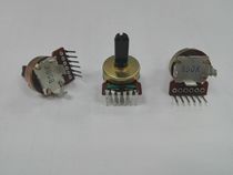 WH172 B50K 6-foot single row B 50K single-connected potentiometer half shaft D-type handle long 15MM a price