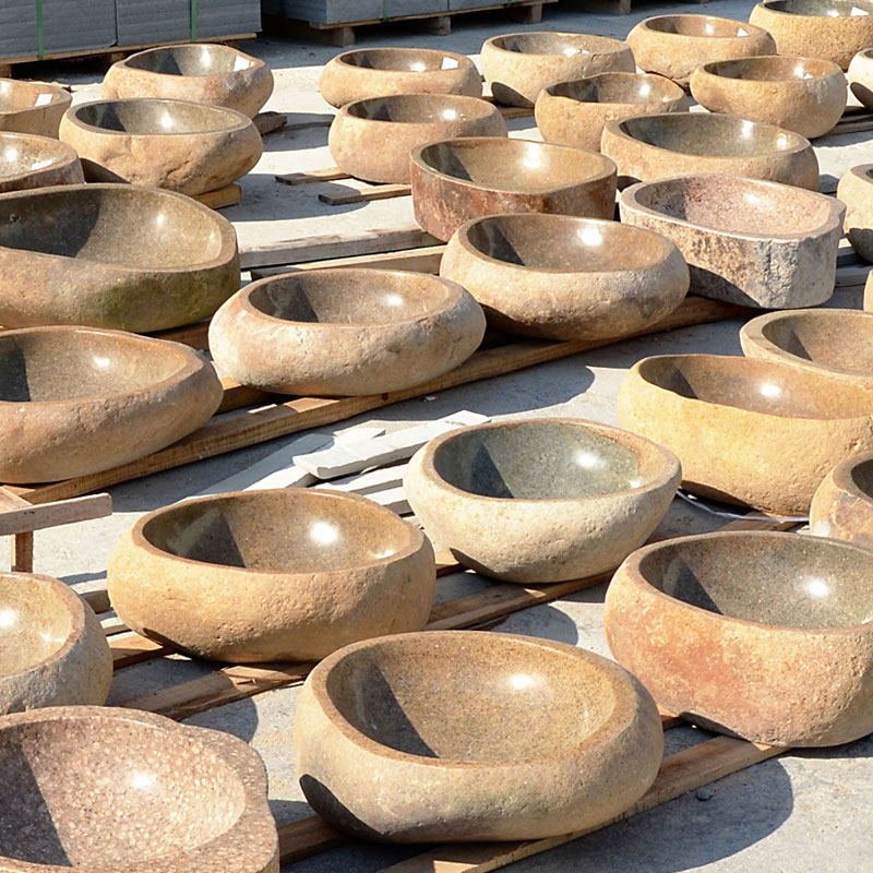 Cobble Pool Pool Balcony Upper Basin Outdoor Home Dressing Room Outdoor Garden Courtyard Art Stone Washbasin