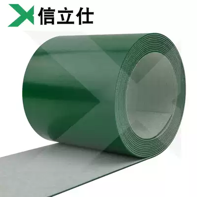 Xinlishi Industrial Belt 3mm Green Light Ring Flat Belt Transport Machinery Dung Belt PVC Chicken Manure Conveyor Belt