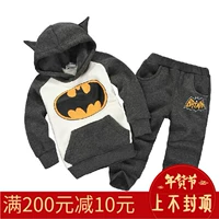 Quần áo trẻ em bé trai mùa thu đông phù hợp với bé gái áo len dày phù hợp với phong cách Batman phù hợp với bé mùa đông mới shop trẻ em