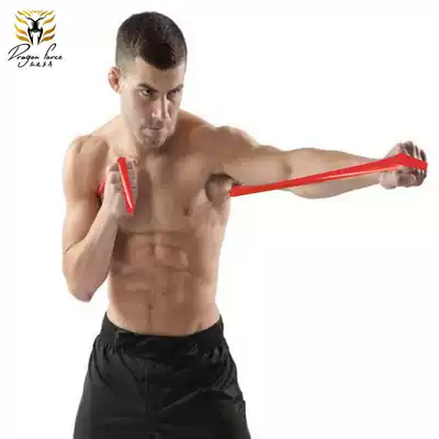 Professional boxing training rubber band air strike resistance rope boxing air strike resistance with Muay Thai Sanda air strike elastic rubber band