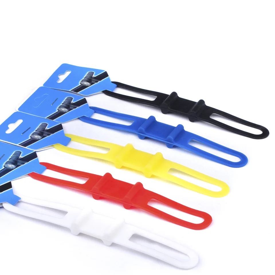 Mountain bike silicone strap tied light belt Silicone strap tied light belt Bicycle light stand Quick release light stand Shared bicycle equipment