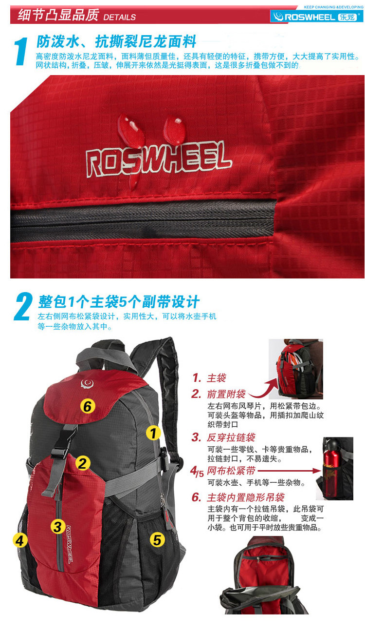 Sacoche pour vélo ROSWHEEL - Ref 2216079 Image 11