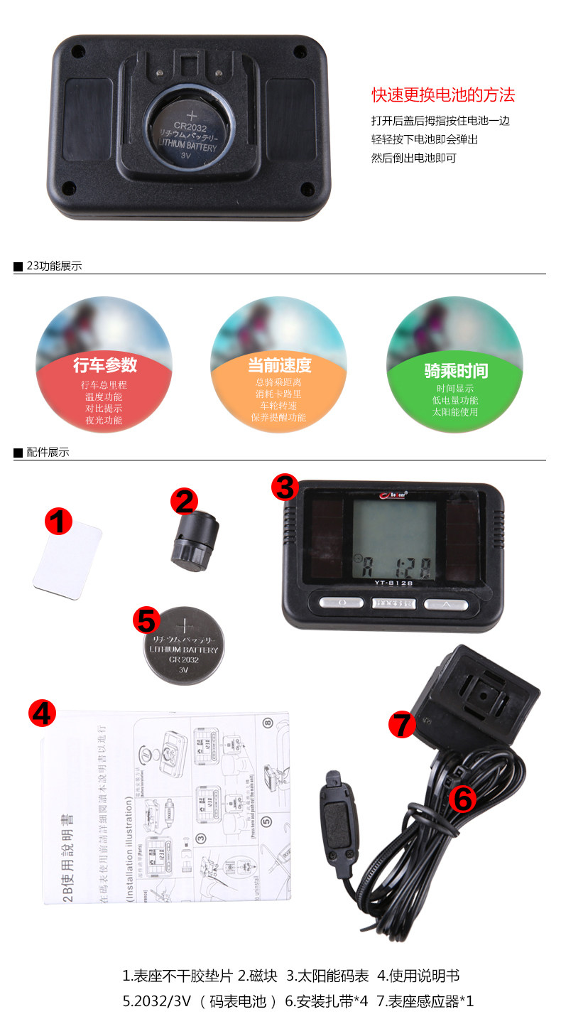 Tableau de bord vélo - Ref 2422823 Image 9