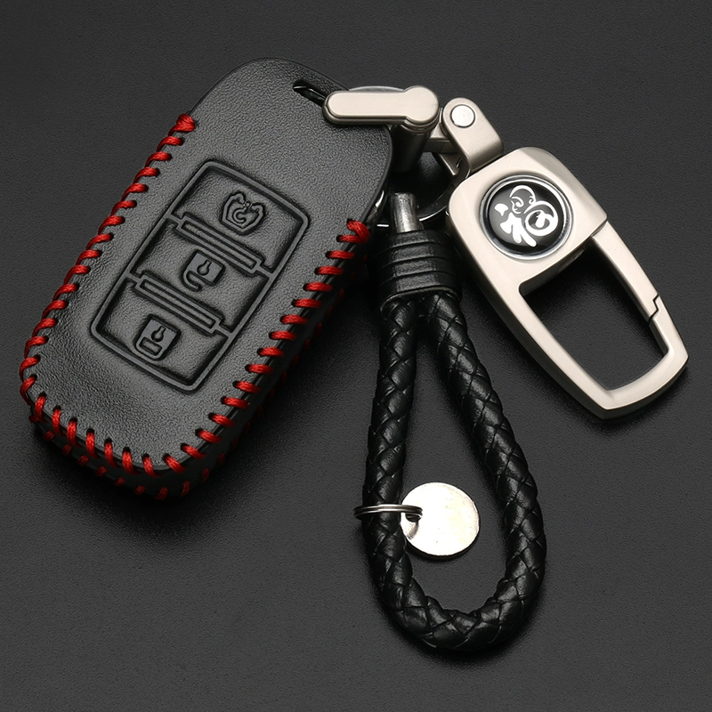 Thích hợp cho Dongfeng Fengxing Jingyi x5 key cover sx6 / suv Lingzhi m5l da m3 túi xe x3 vật tư khóa vỏ - Ô tô nội thất Accesseries