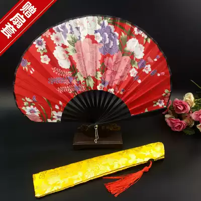 Folding fan Women's fan craft gift decoration fan characteristic Chinese style small gift to send foreigners abroad gifts souvenirs