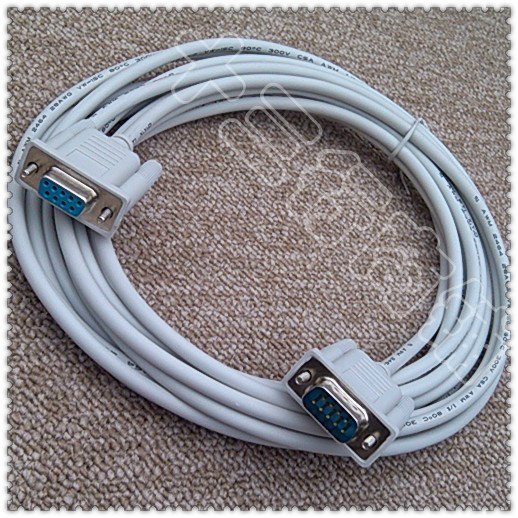 db9 pin serial cable for hole rs-232c line COM line RS232 line male to female direct connection 1 5 meters