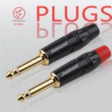 Jiasound 6.3/6.35/6,5 Пара RCA Red и Black Lotus Plug -в больших двух основных аудио -проволочных кабелях соединения
