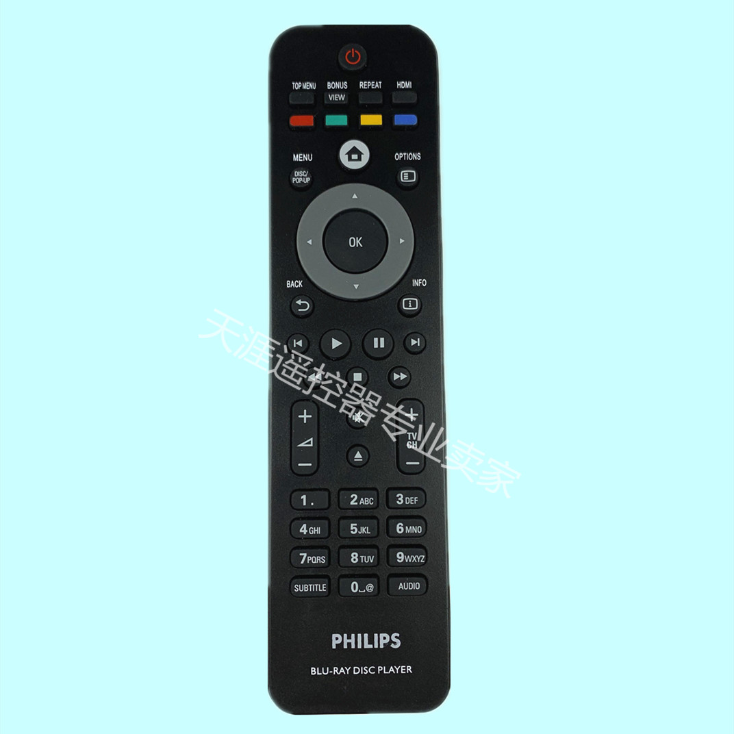 Philips Blu-ray DVD Player Remote Control BDP7500 3000 3200 9500 93 BDP Series Universal