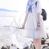 Оригинальная студенческая юбка в складку, японская школьная юбка, платье с коротким рукавом