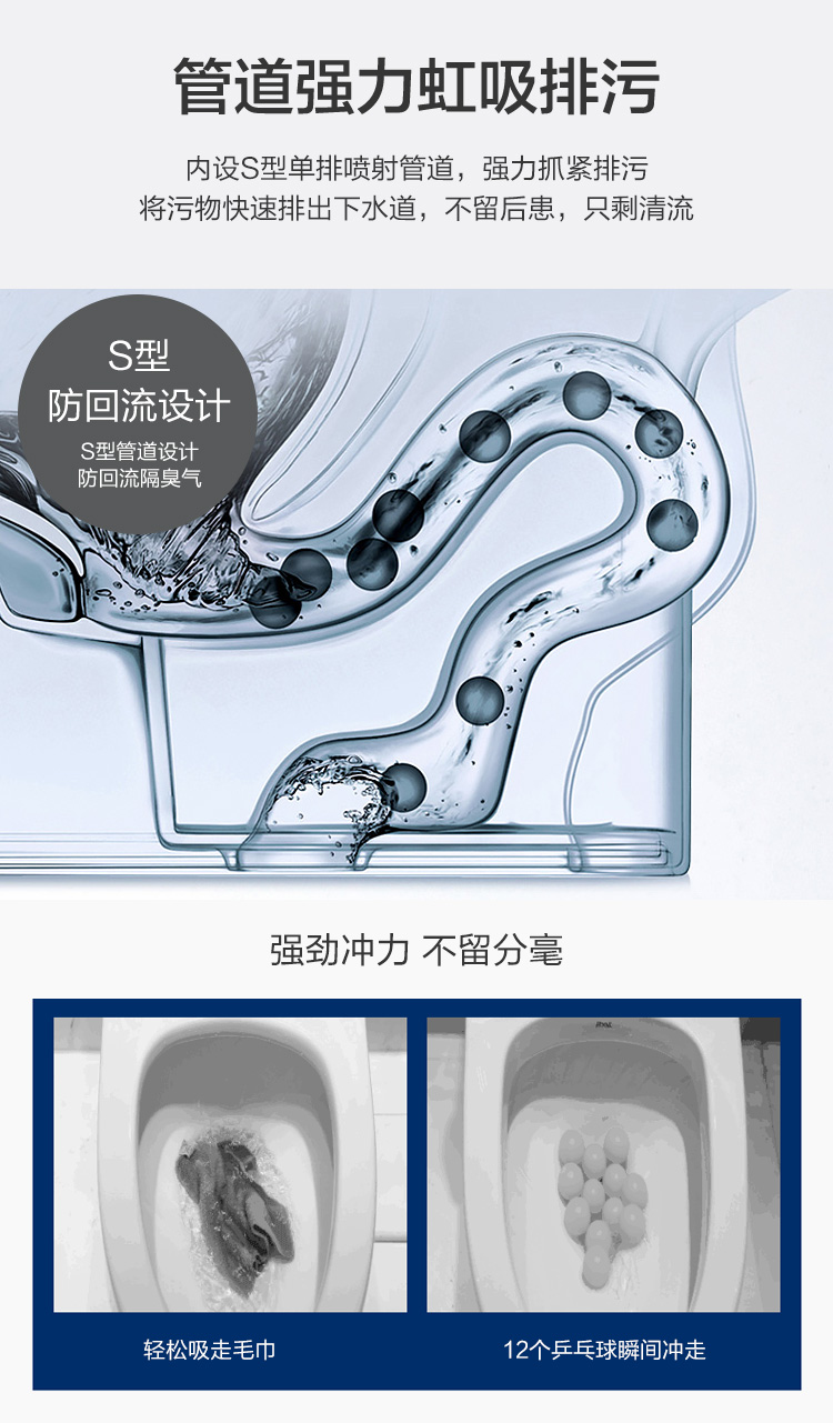 恒洁卫浴 虹吸式抽水马桶 图16