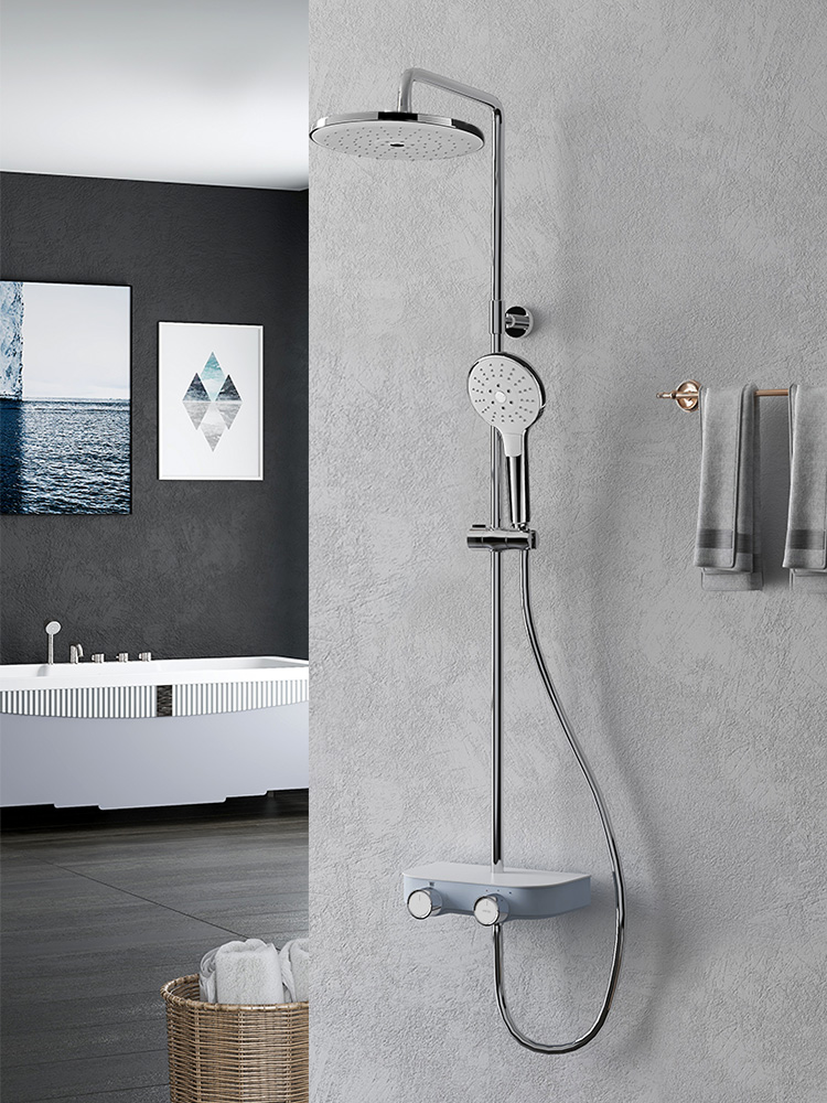 (STORE IDENTICAL) (DELIVERED FIT) HEGII hengjie HMF116-333B shower head with shower nozzle