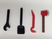 LEGO LEGO City People Handheld props accessories fire axe crowbar shovel wrench brand new