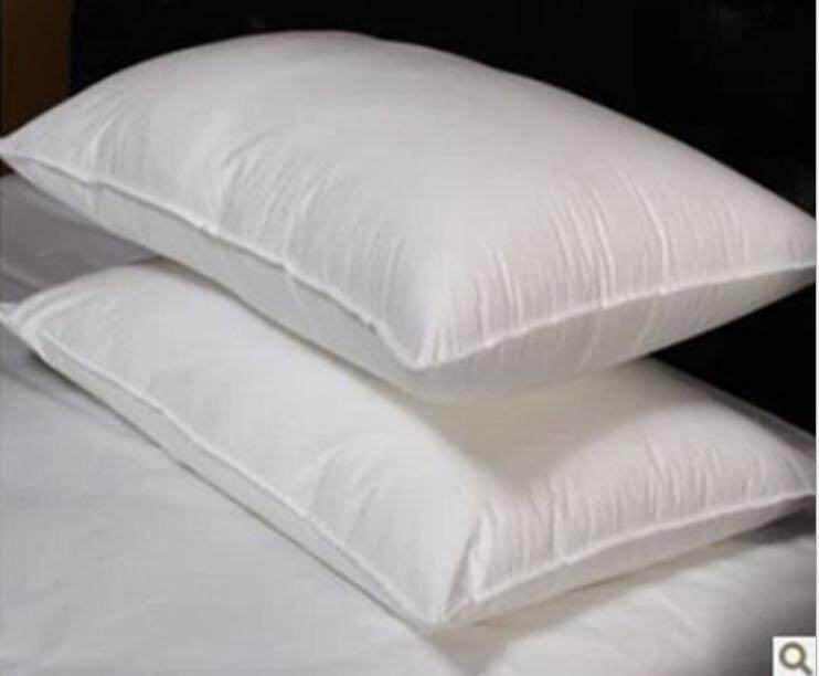 Guest House Hotel New White Gon Satin Cotton Fabric Single Full Cotton Anti-Plume Pillow Core 48751100 grams