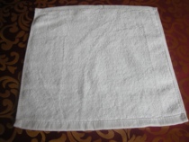 Guest House Hotel Bath Town Beauty Salon Kindergarten Pure Cotton White Small Square Towels Full Cotton Small Towel 50g