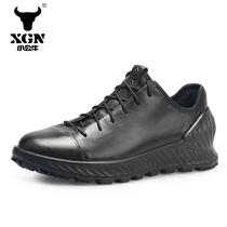 xgn Little Bulls mens shoes 2022 new breathable mens leather shoes trendy Inron genuine leather casual travel shoes mens shoes