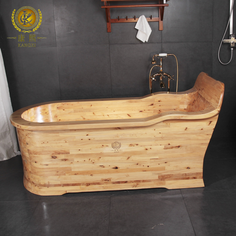 Pre-sale Kangxi cedar luxury bath barrel barrel bathtub wooden spa bath barrel bath barrel high-end customization