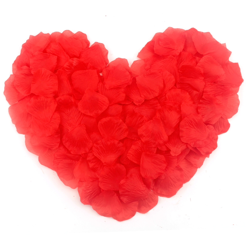 real petals rose petals wedding wedding fabric red fake petals