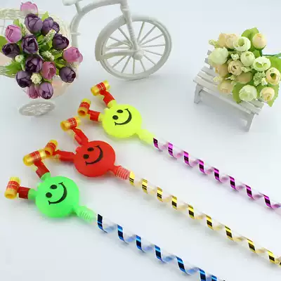 Whistle blowing dragon long nose large children's birthday party cheer blowing roll blowing dragon stall toy