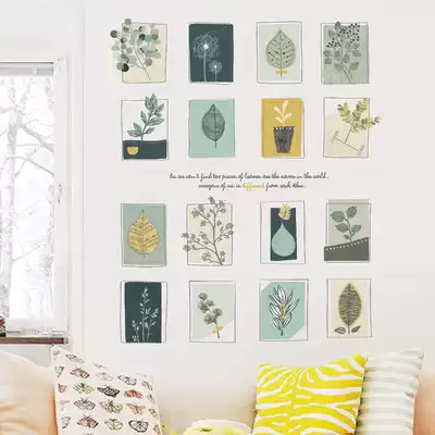 Wallpaper self-adhesive wallpaper Nordic style bedroom wall decoration wall stickers ins room decoration warm wall stickers