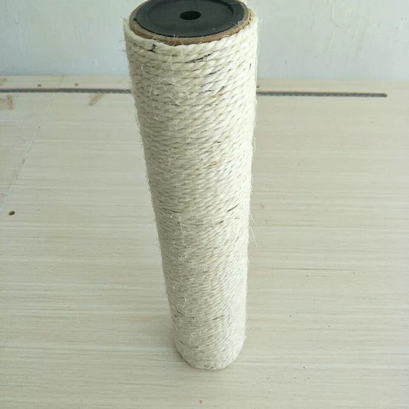 Dây thừng sisal tự làm mèo cào mèo leo khung cột máy mài với dây sisal trắng đồ dùng cho vật nuôi - Mèo / Chó Đồ chơi