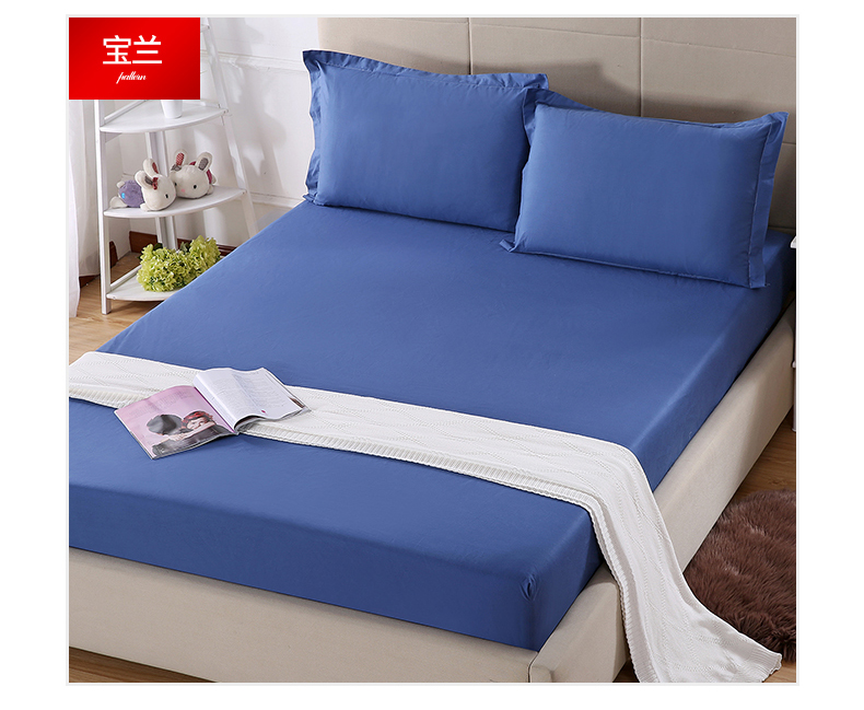 Giường cotton Tấm nệm bông đơn 1,8m Simmons bảo vệ bao gồm tất cả các tấm trải giường bao gồm phủ bụi - Trang bị Covers 	ga giường bo chun