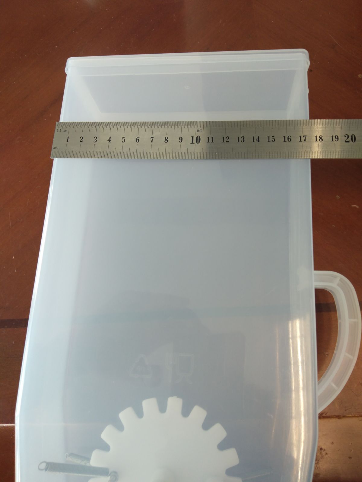 Coffee milk tea machine accessories Food grade powder box powder box material box 3000 grams capacity raw material box