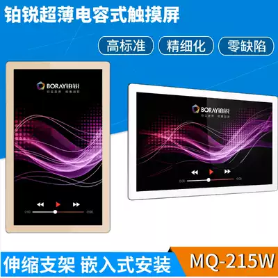 Platinum Rui BORAY ultra-thin capacitor telescopic embedded wall-mounted KTV song machine touch screen horizontal and vertical screen