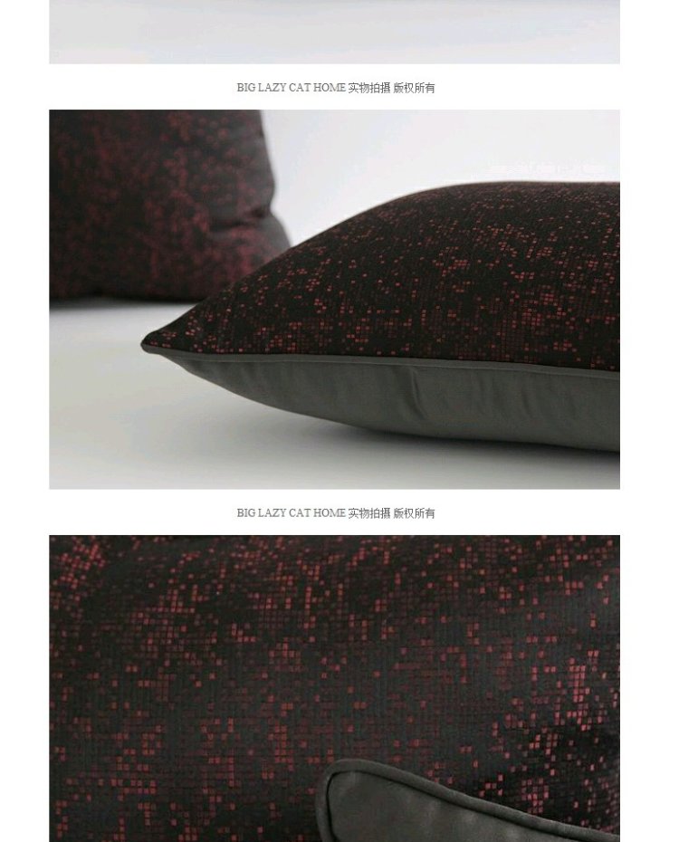 Giảm giá 30% / đơn giản hiện đại / mẫu ghế sofa phòng đệm / thiết kế hình học mẫu gối vuông gối thắt lưng gối trang trí sofa